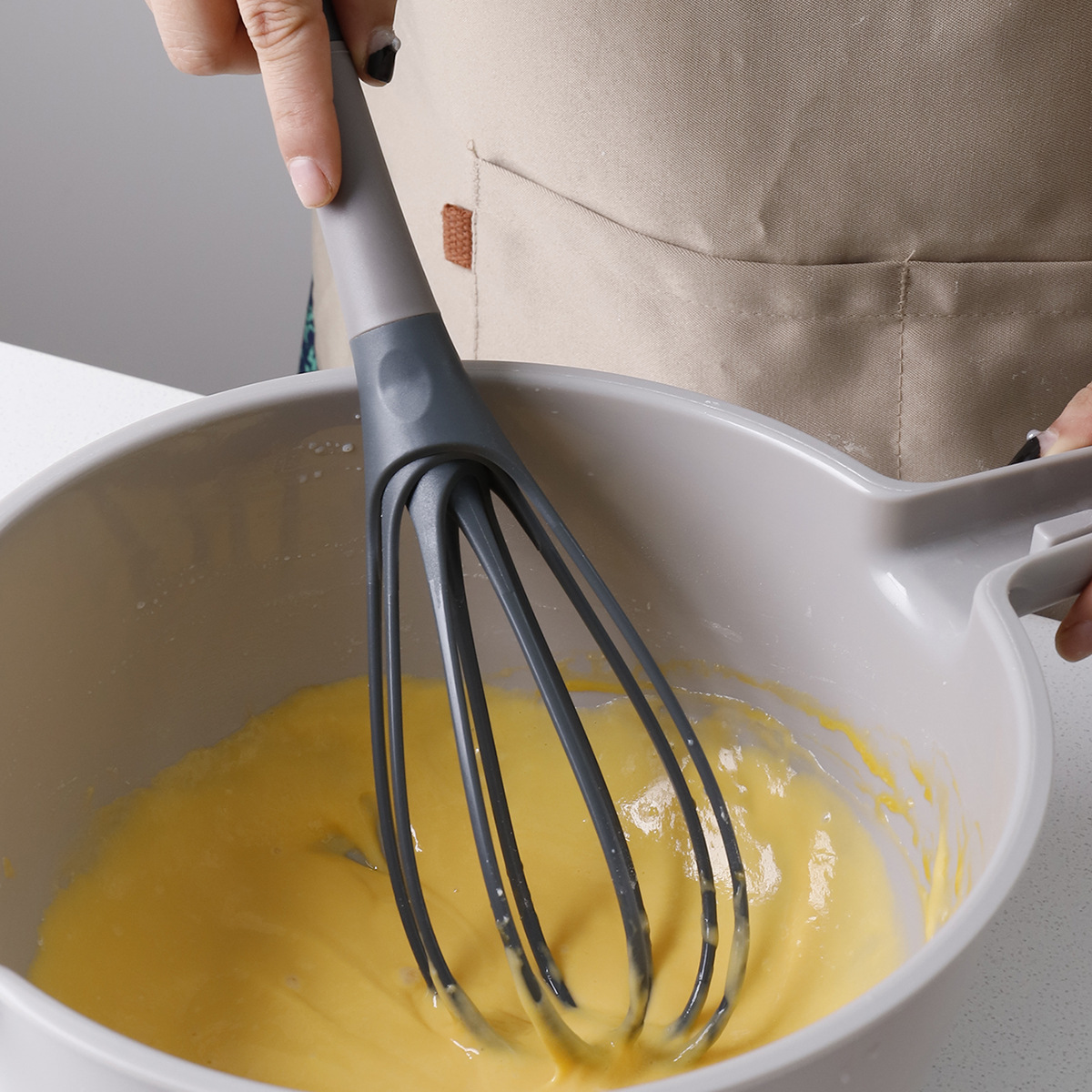 Immersion Hand Blender Set - 1 stks Eierklopper Gedraaide Eiermixer Bakken