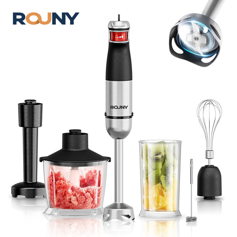 Immersion Hand Blender Set - Elektrische handmixer 6-in-1 multifunctionele staafmixer, roestvrijstalen