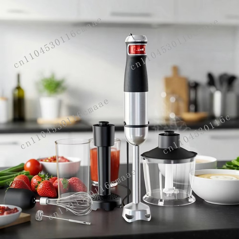 Immersion Hand Blender Set - 6-in-1 1200W krachtige staafmixerset, professionele immersiemixer