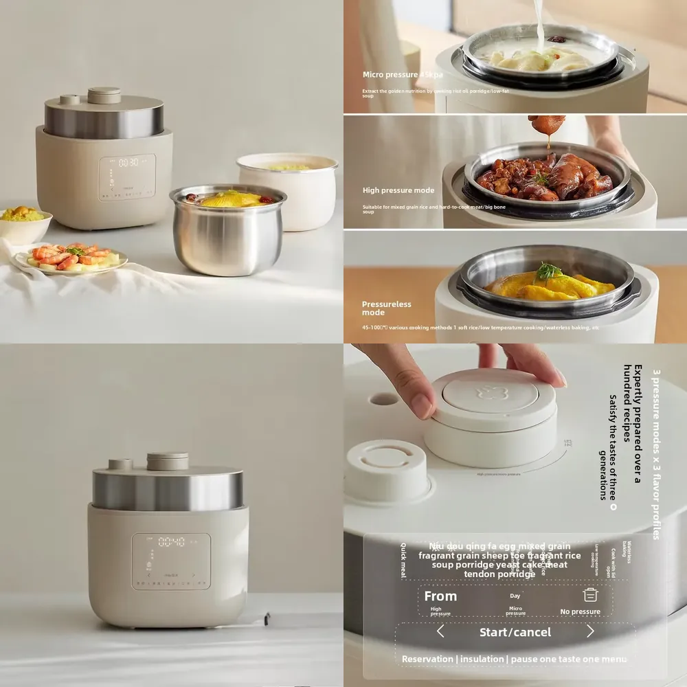 Smart Instant Pressure Cooker - 2026 Instant Uncoated Rijstkoker voor Thuis