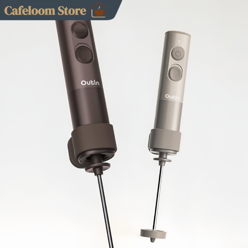Electric Milk Frother Handheld - Outin Lattogo Elektrische Draagbare Melkopschuimer Professionele