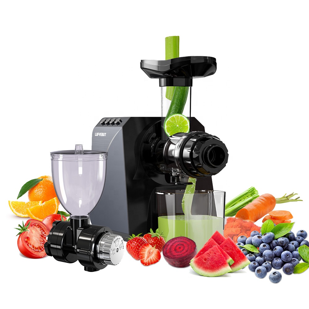Electric Slow Juicer Cold Press - Commerciële multifunctionele koudpers slowjuicer voor huishoudelijk