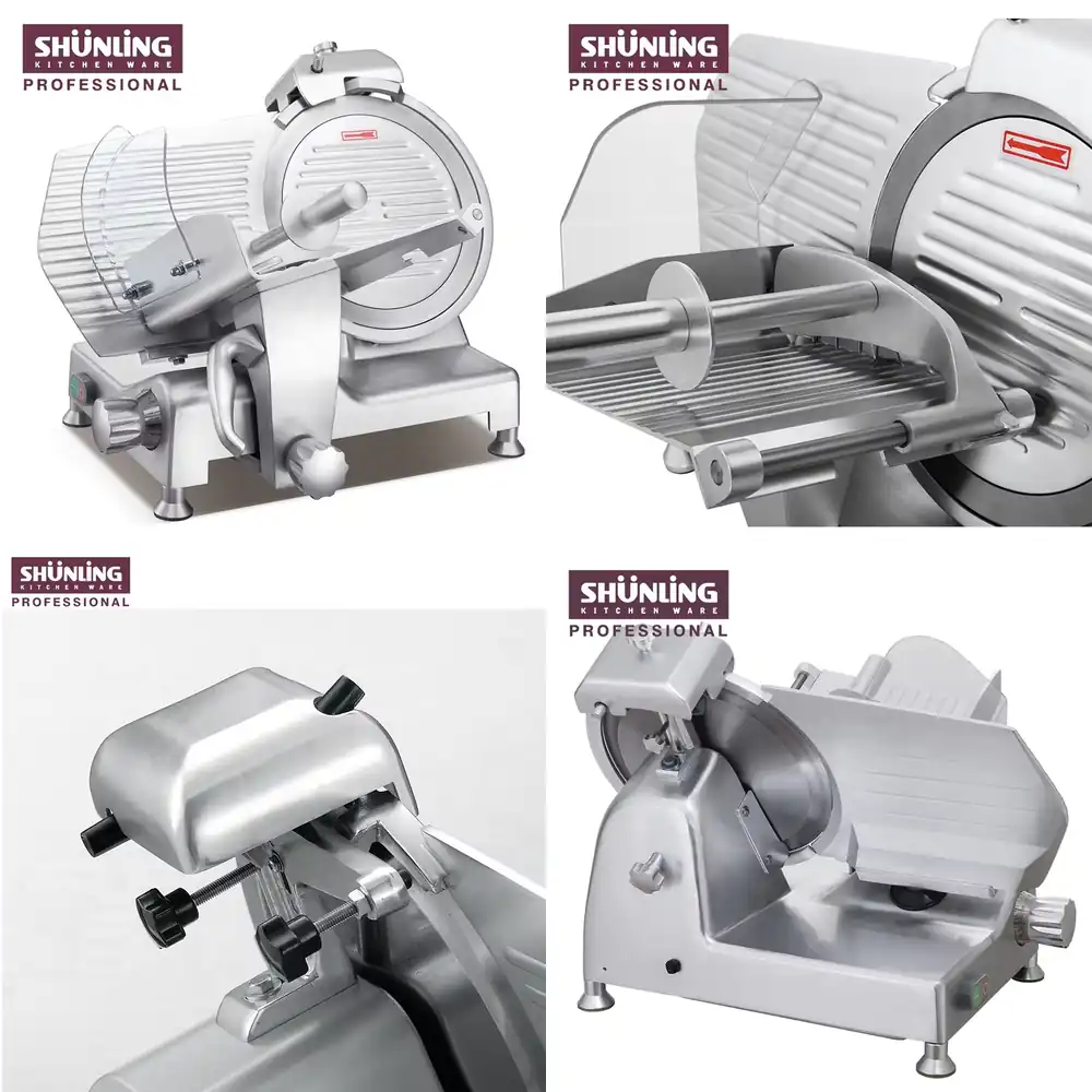 Automatic Meat Slicer Home - Nieuwe SHUNLING Elektrische Vlees Snijmachine RVS