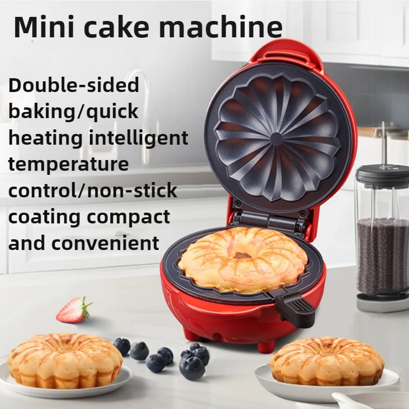 Mini Waffle Maker Machine - Home Ontbijtmachine Bakmachine MINI Dubbelzijdige broodrooster