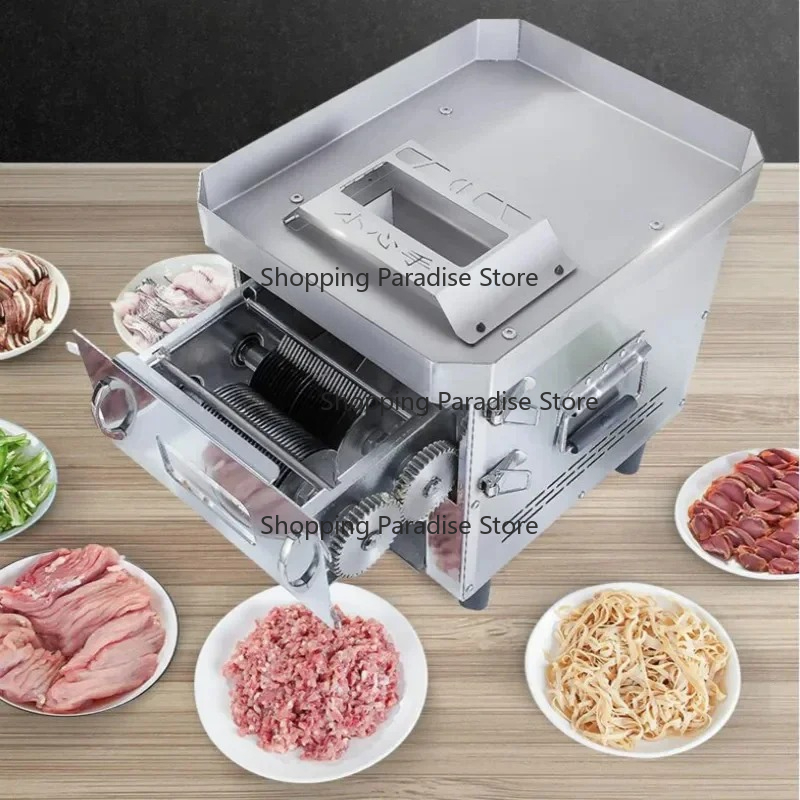 Automatic Meat Slicer Home - Multifunctionele commerciële/thuis elektrische vleessnijder Automatische roestvrijstalen