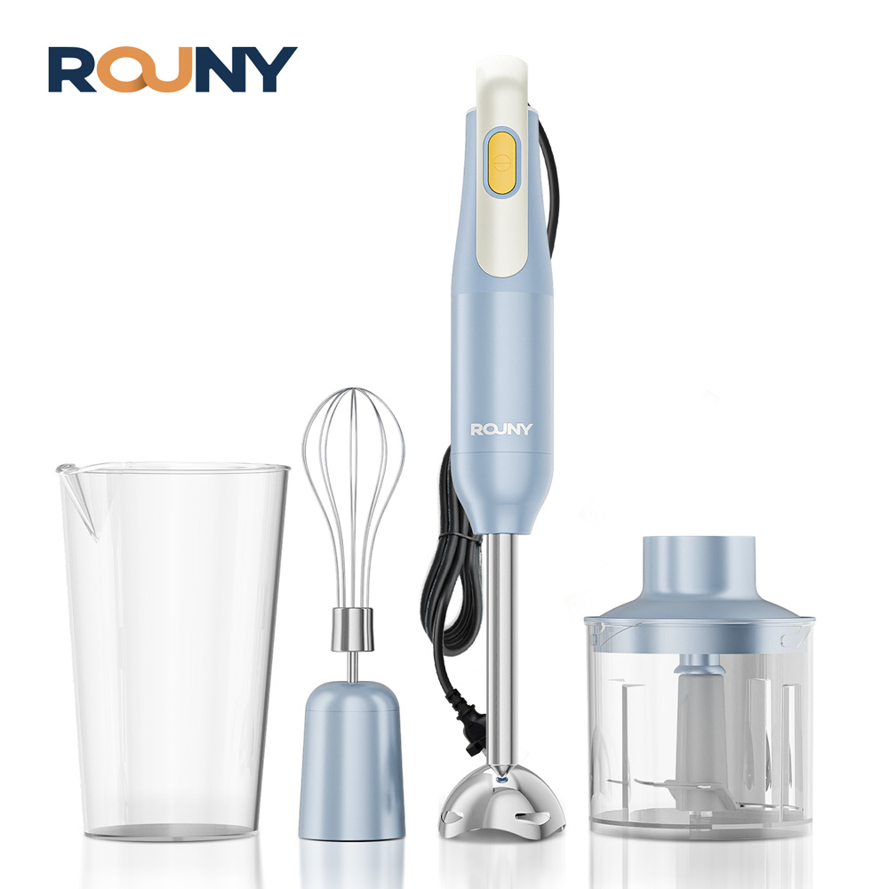 Immersion Hand Blender Set - 4-in-1 handblenderset, staafmixer met roestvrijstalen messen