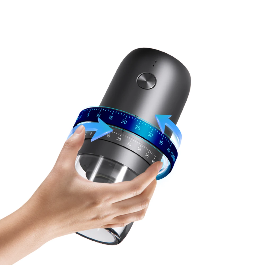 Coffee Bean Grinder Electric - Draagbare 1800mAh elektrische koffiebonenmolen 40 versnellingen