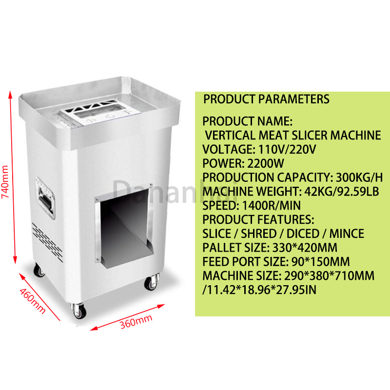 Volledig automatische vlees-,  - Automatic Meat Slicer Home recensie en prijs