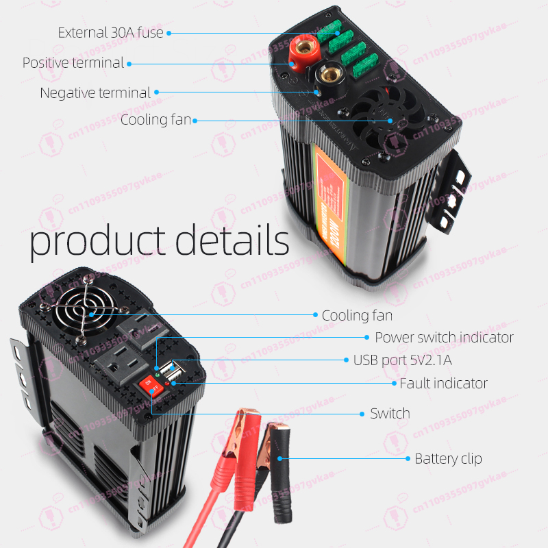 1200W gecorrigeerde sinusgolf- - Air Conditioners recensie en prijs
