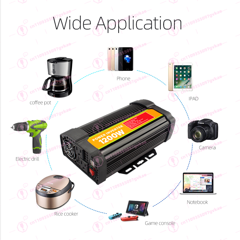 1200W gecorrigeerde sinusgolf- - Air Conditioners recensie en prijs