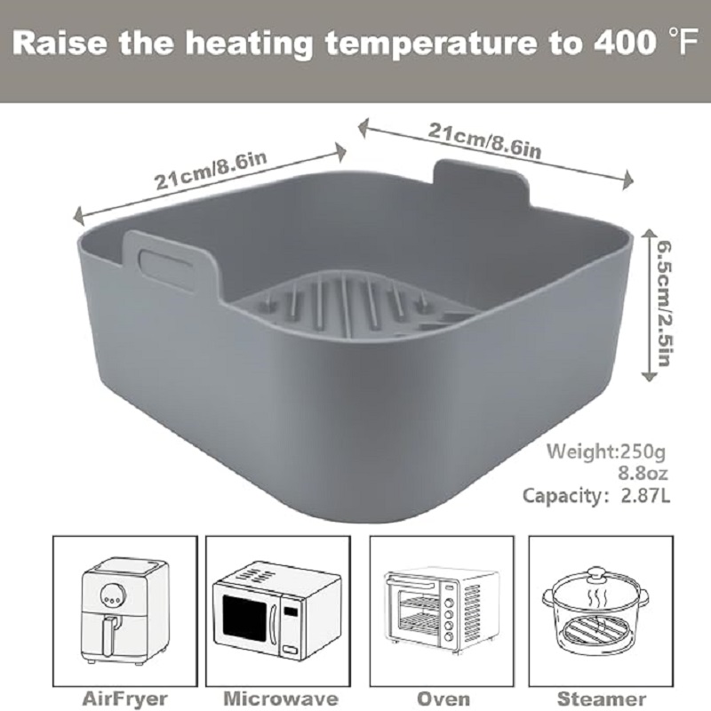 Non-stick 8.2inch Air Friteuse - Air Fryer Silicone Pot Liner recensie en prijs