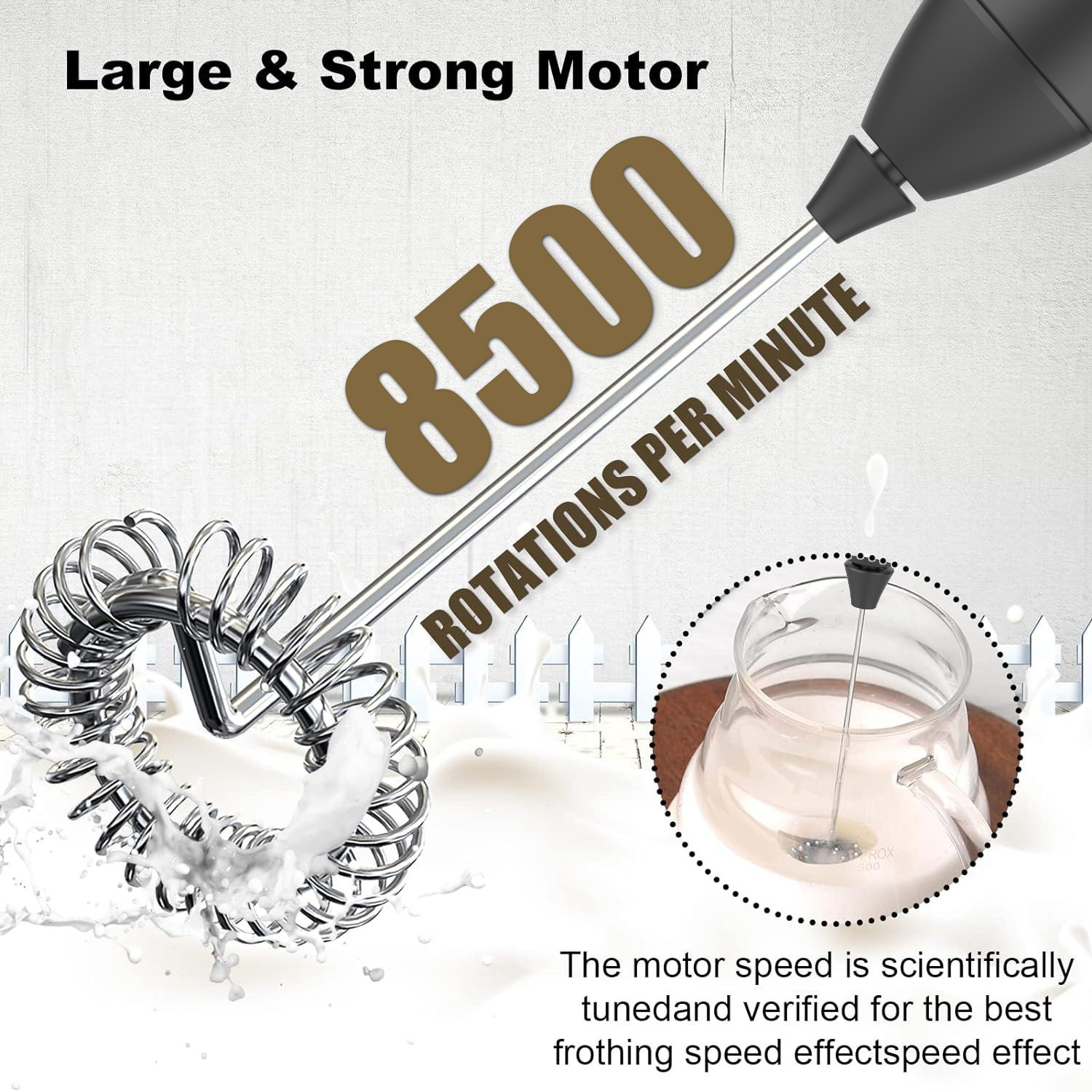 Oplaadbare Melkopschuimer Auto - Electric Milk Frother Handheld recensie en prijs