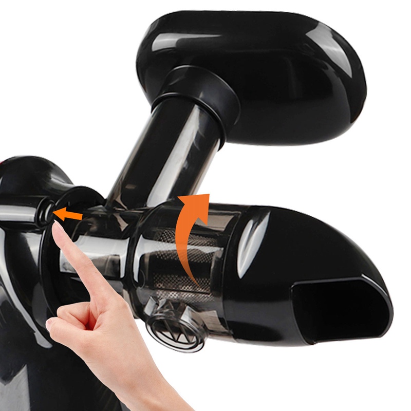 2026-Zwarte Horizontale Slow J - Electric Slow Juicer Cold Press recensie en prijs