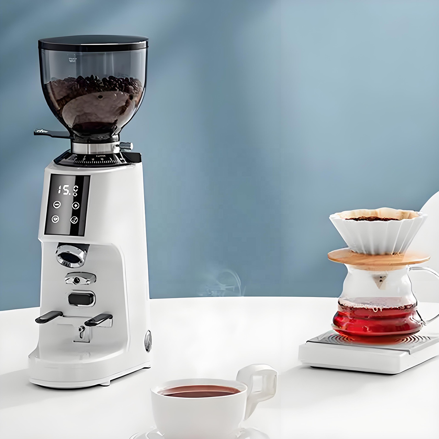 Upgrade krachtige DC-motor van - Coffee Bean Grinder Electric recensie en prijs
