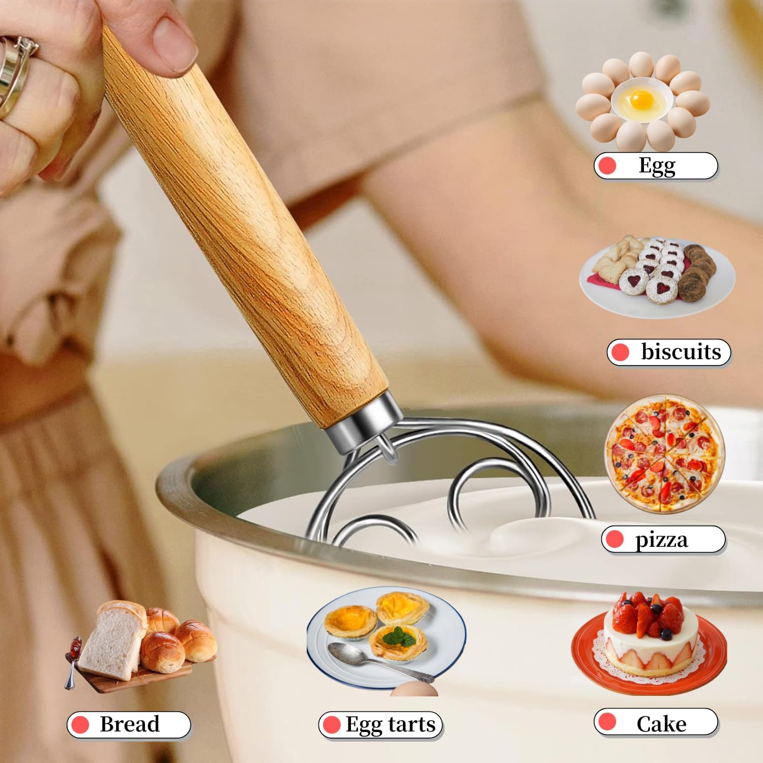 Roestvrijstalen handmixer Deeg - Immersion Hand Blender Set recensie en prijs