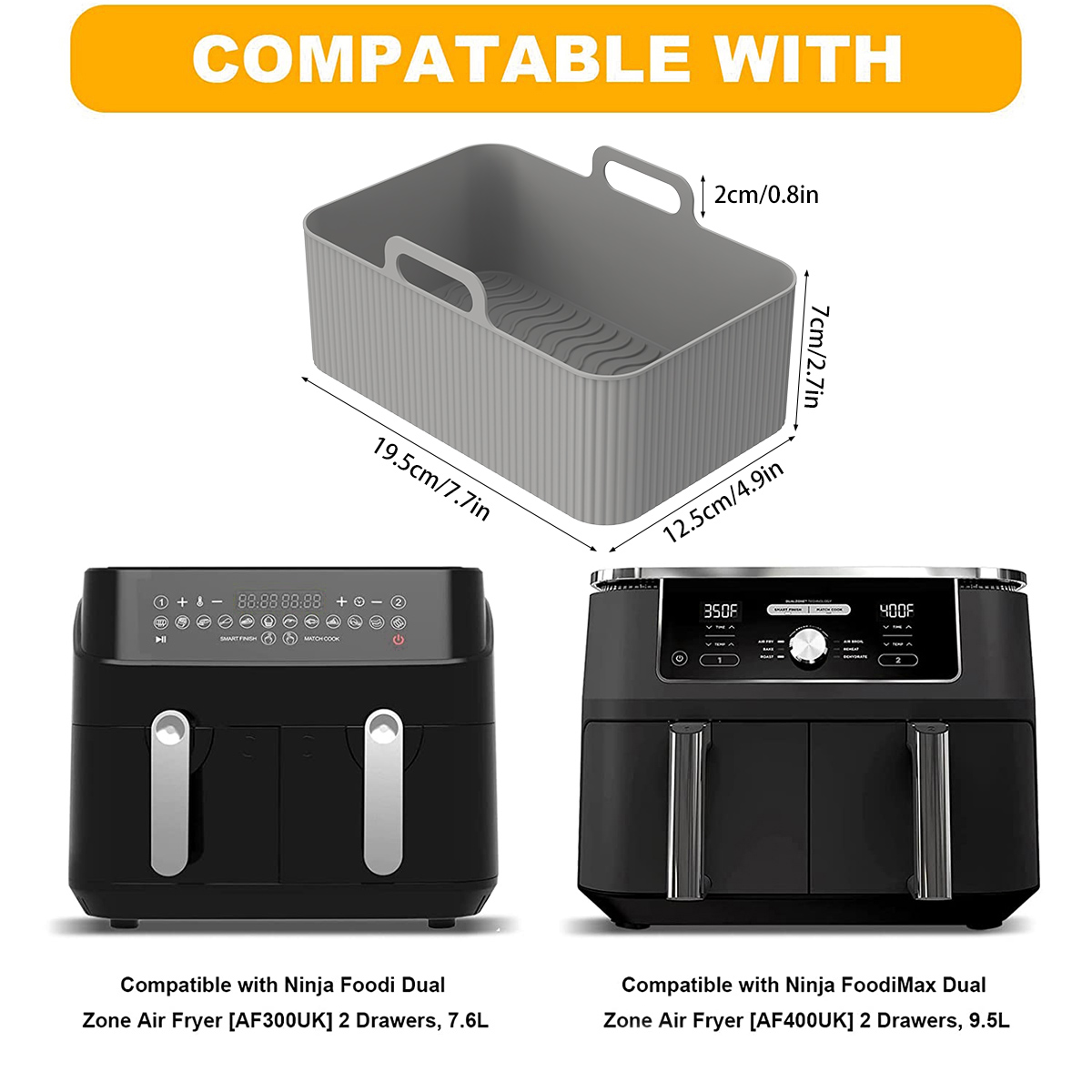 Siliconen luchtfriteusevoering - Air Fryer Silicone Pot Liner recensie en prijs
