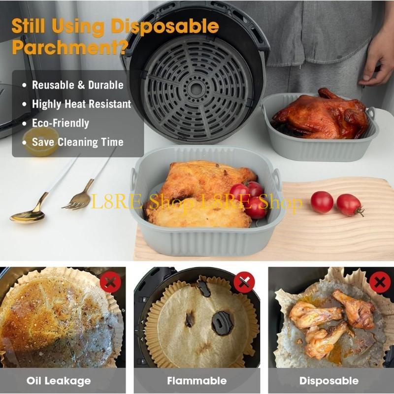 L8re Pack 2 Silicone Pot Liner - Air Fryer Silicone Pot Liner recensie en prijs