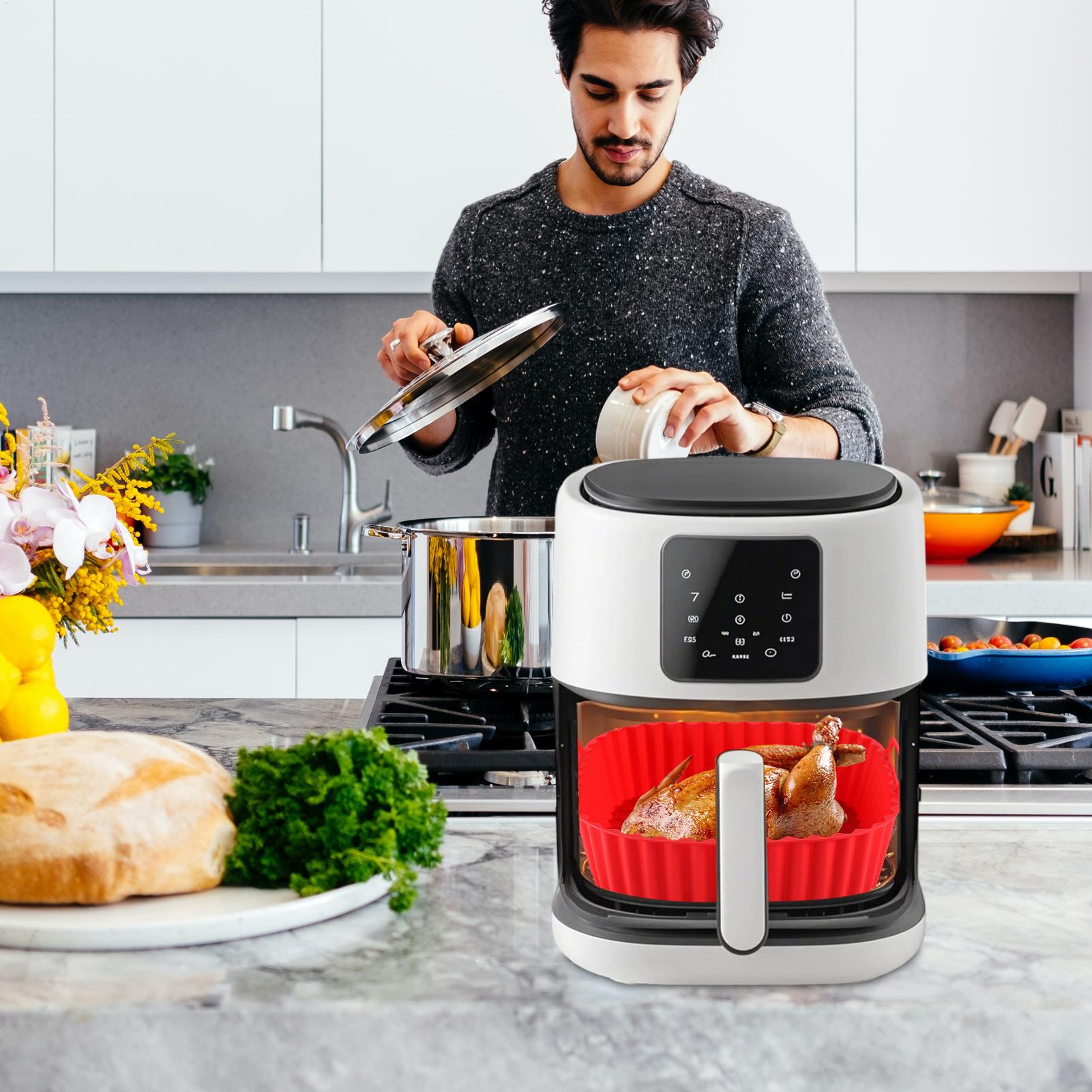 Siliconen Airfryer Liners Pot  - Air Fryer Silicone Pot Liner recensie en prijs