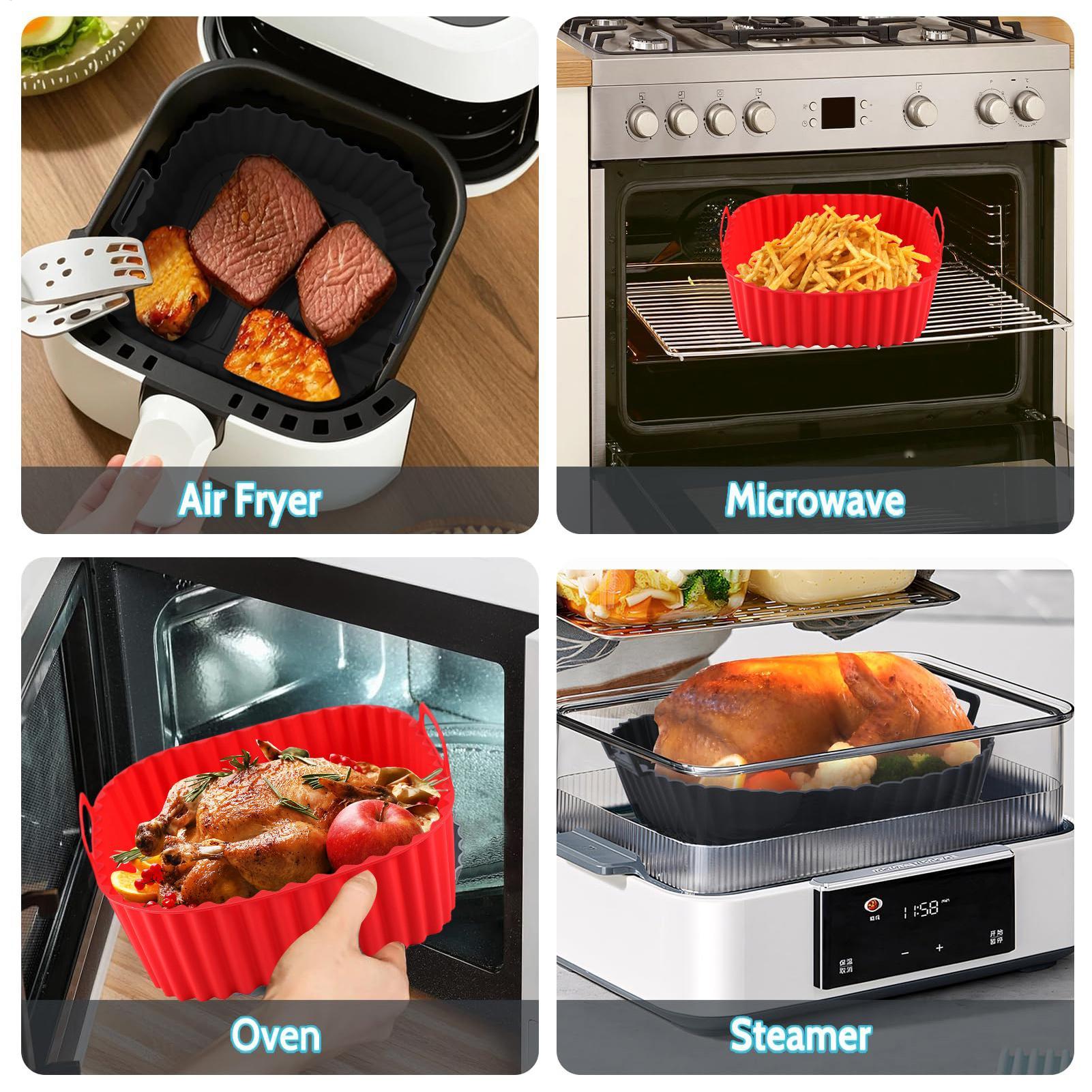 Siliconen Airfryer Liners Pot  - Air Fryer Silicone Pot Liner recensie en prijs