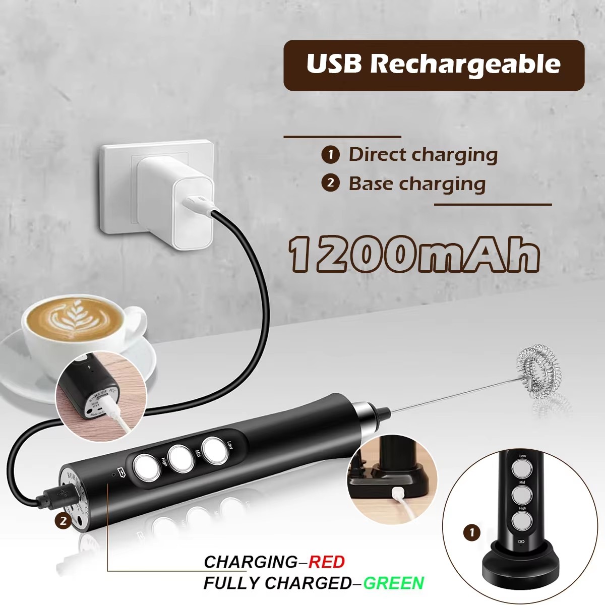 Draadloze oplaadbare elektrisc - Portable Blender Usb Rechargeable recensie en prijs