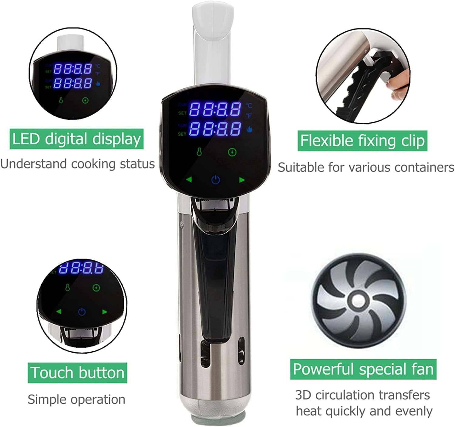 Sous Vide Machine Dompelcircul - Digital Sous Vide Precision Cooker recensie en prijs