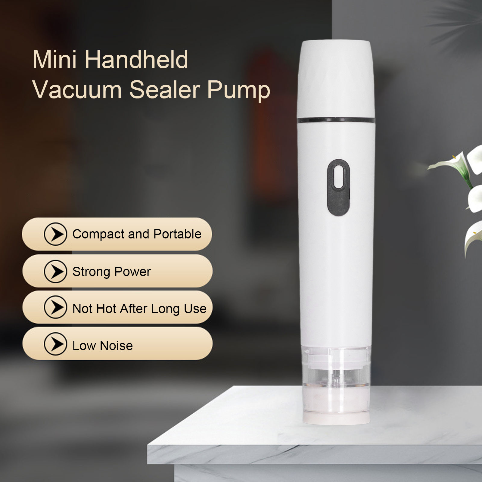 Elektrische luchtpomp Handheld - Food Vacuum Sealer Machine recensie en prijs