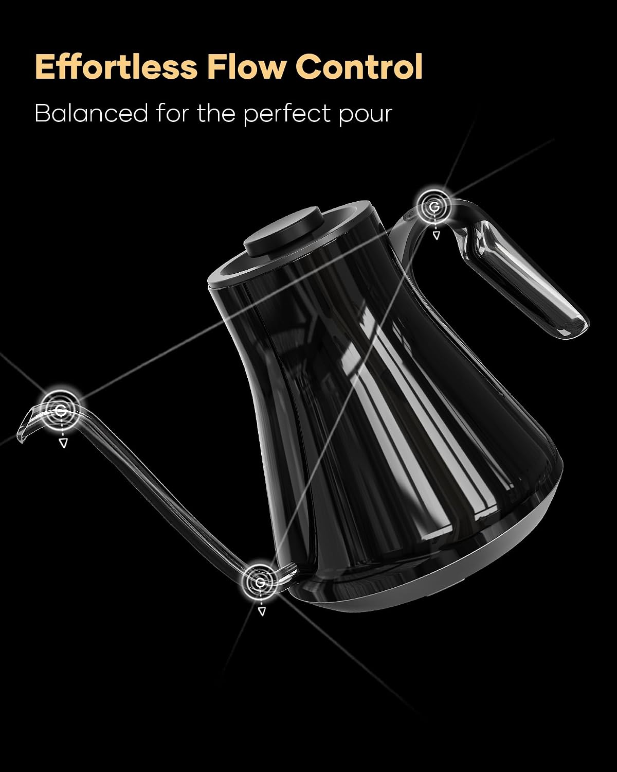 Elektrische waterkoker met zwa - Electric Kettle Temperature Control recensie en prijs
