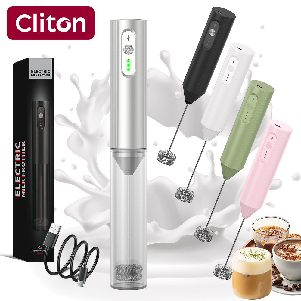 Cliton Elektrogeplateerde Zilv - Electric Milk Frother Handheld recensie en prijs