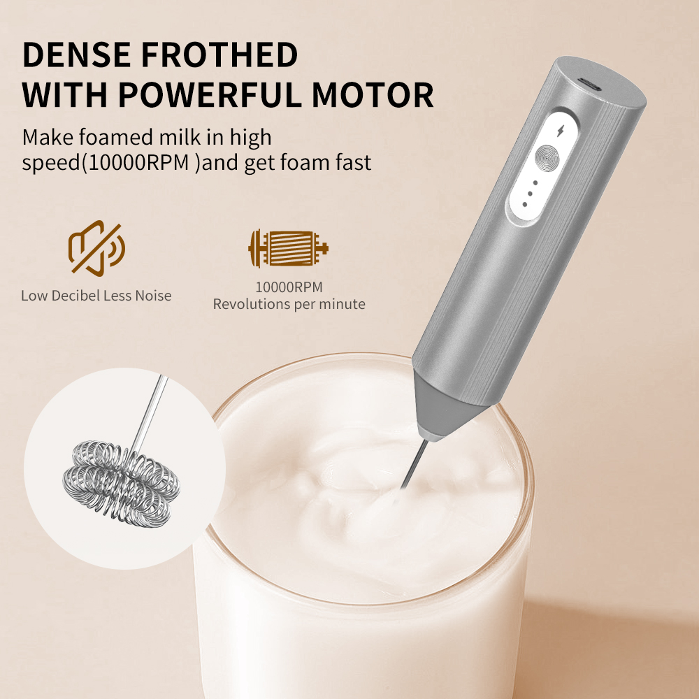 Cliton Elektrogeplateerde Zilv - Electric Milk Frother Handheld recensie en prijs
