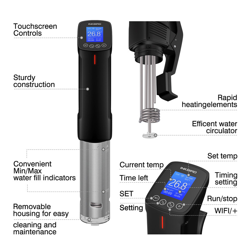 Inkbird Sous Vide Wifi Culinai - Digital Sous Vide Precision Cooker recensie en prijs