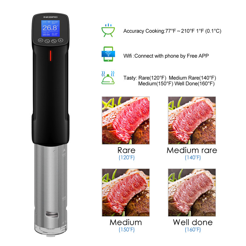 Inkbird Sous Vide Wifi Culinai - Digital Sous Vide Precision Cooker recensie en prijs