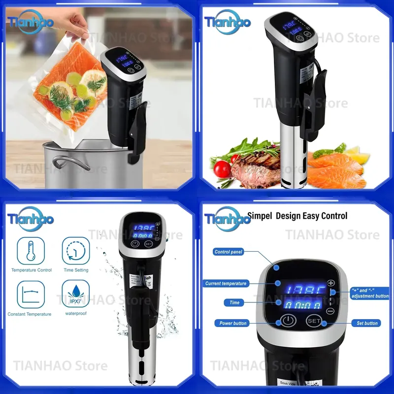 IPX7 waterdichte sous-vide pre - Digital Sous Vide Precision Cooker recensie en prijs