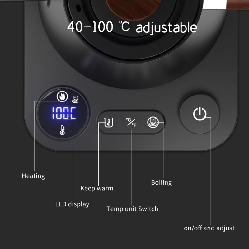 1200 Watt Intelligente elektri - Electric Kettle Temperature Control recensie en prijs
