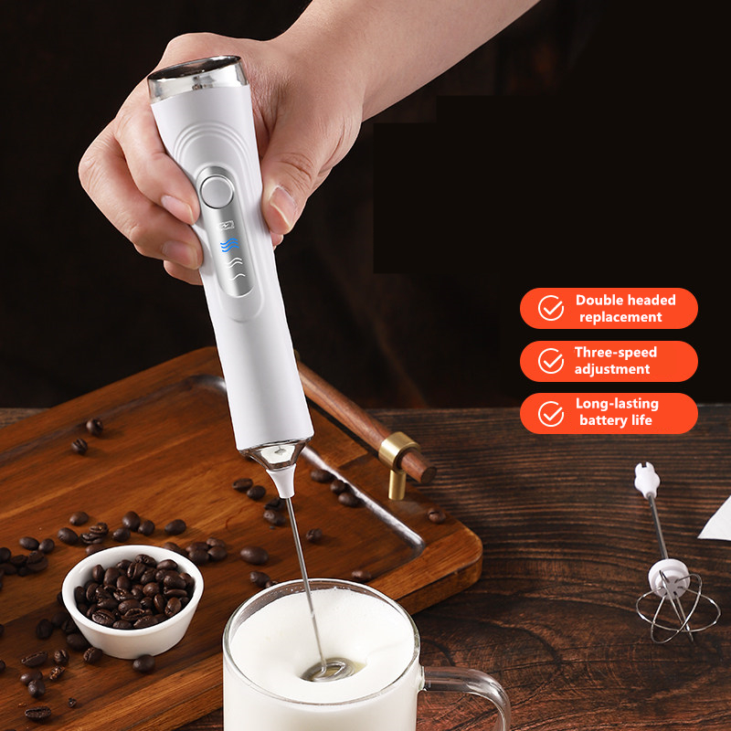 Draadloze elektrische melkopsc - Electric Milk Frother Handheld recensie en prijs