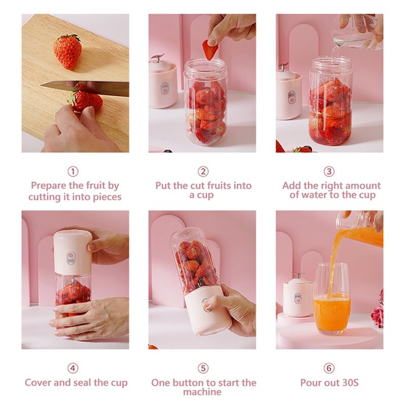 ABBP-Usb Oplaadbare Draagbare  - Portable Blender Usb Rechargeable recensie en prijs