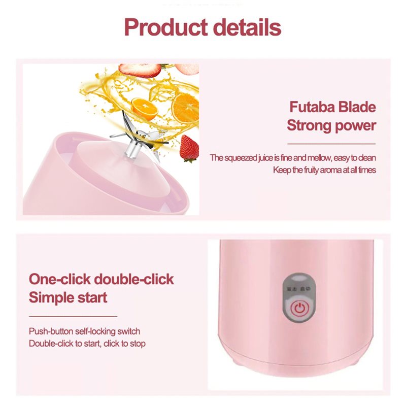 ABBP-Usb Oplaadbare Draagbare  - Portable Blender Usb Rechargeable recensie en prijs