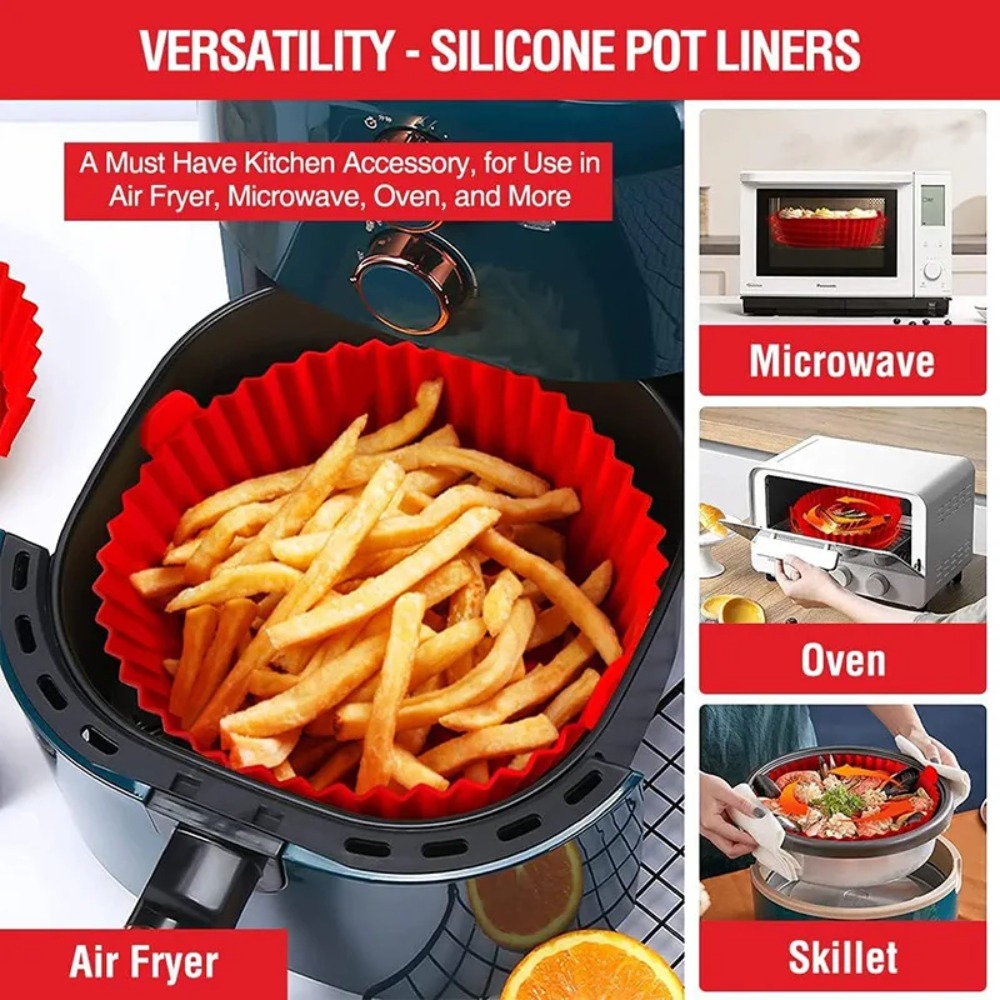 Airfryer siliconen mandje herb - Air Fryer Silicone Pot Liner recensie en prijs