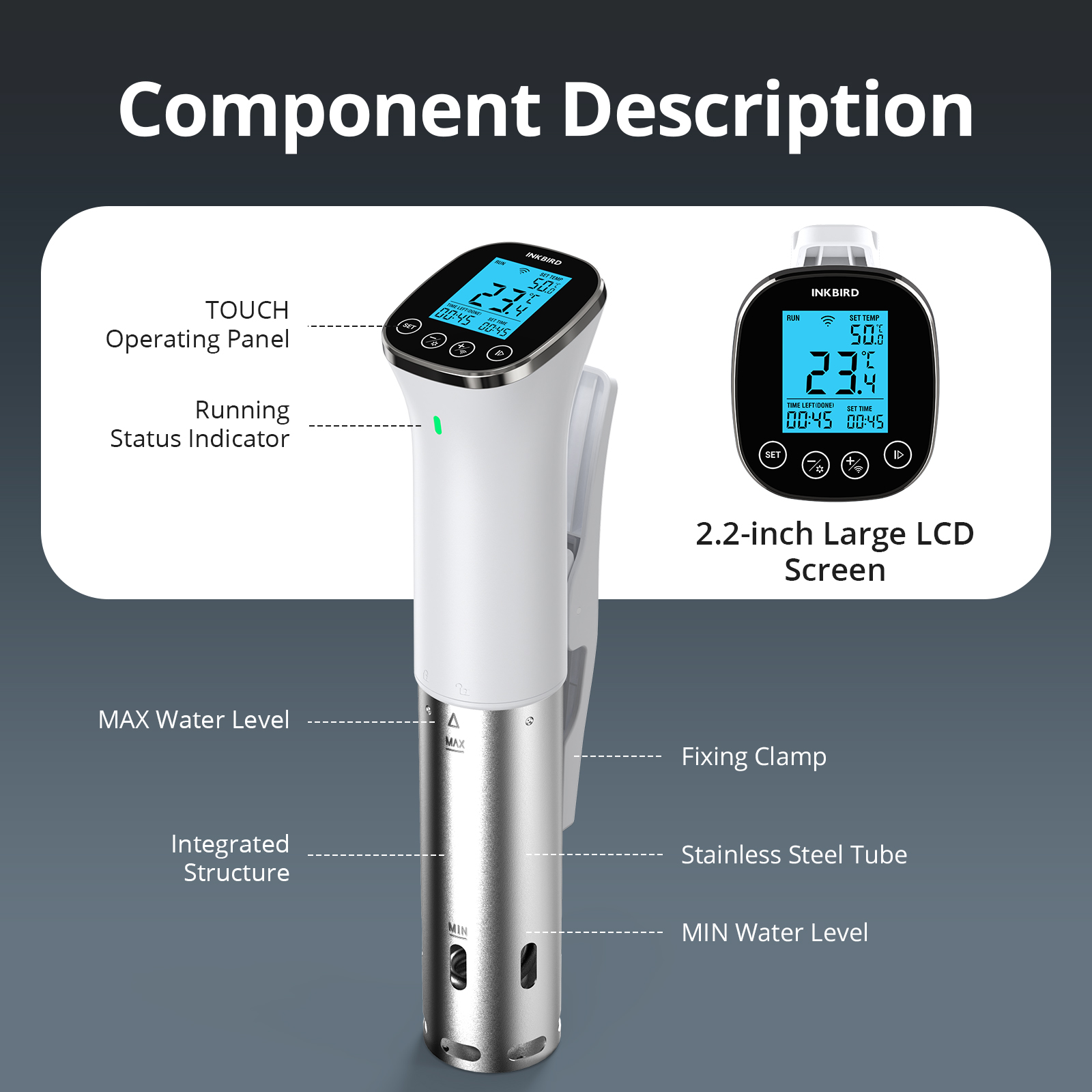 INKBIRD SSV-103-W 1000W WiFi S - Digital Sous Vide Precision Cooker recensie en prijs