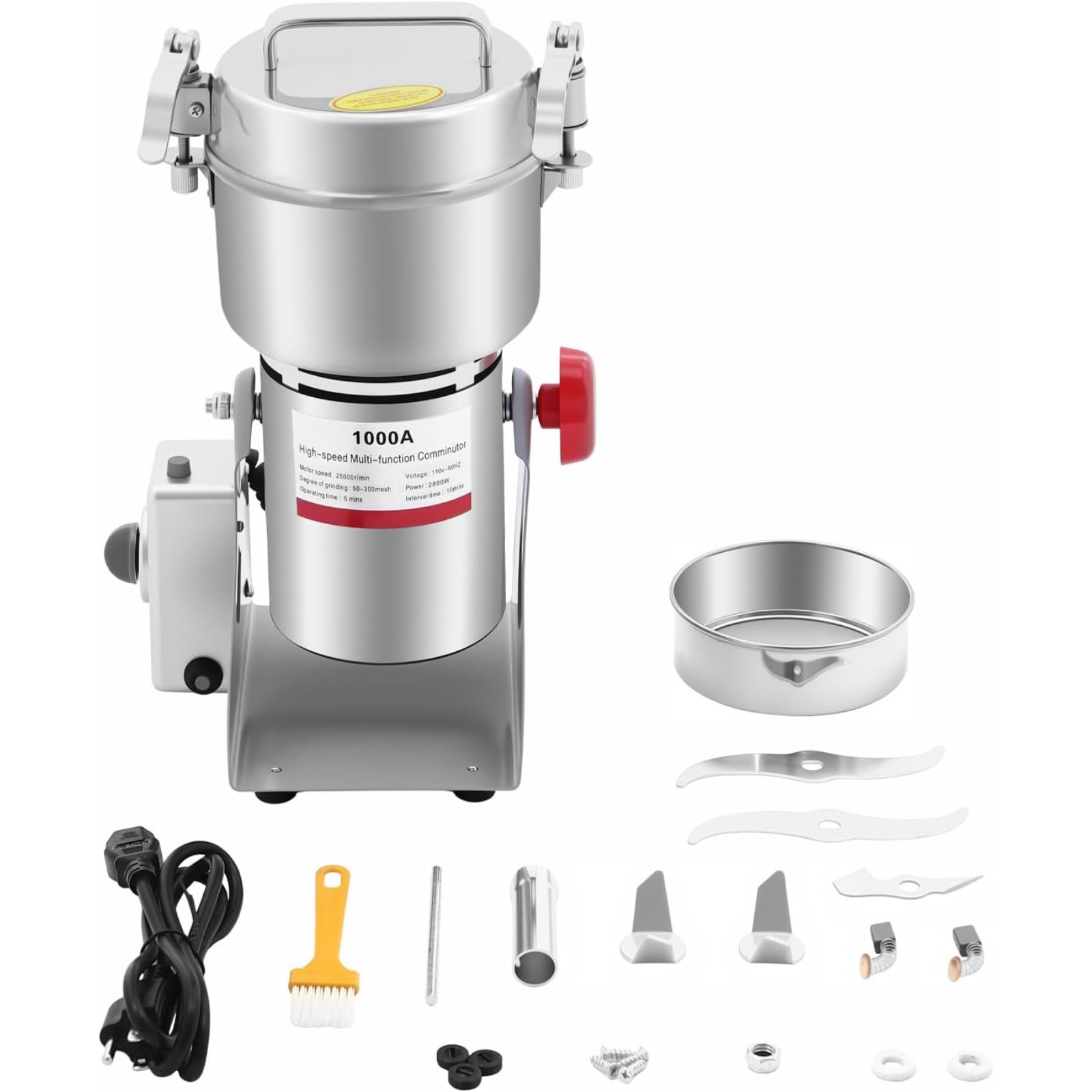 3600W Hoge Snelheid Commerciël - Coffee Bean Grinder Electric recensie en prijs