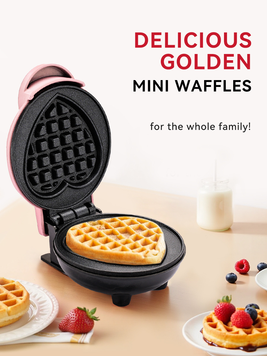 Mini-wafelmaker, elektrisch ke - Mini Waffle Maker Machine recensie en prijs