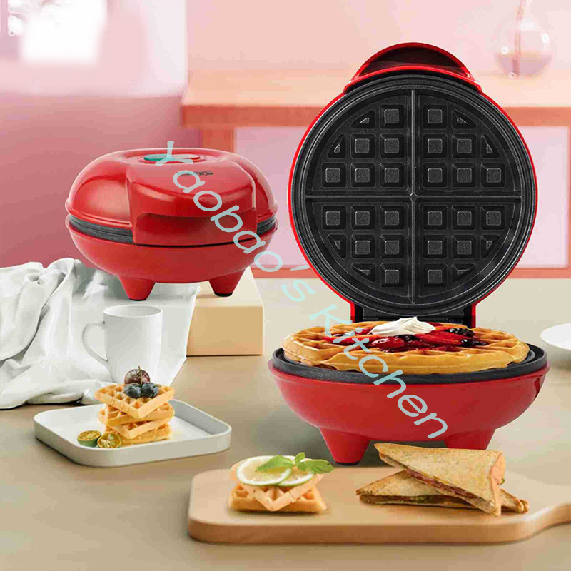 Mini Elektrische Draagbare Gri - Mini Waffle Maker Machine recensie en prijs