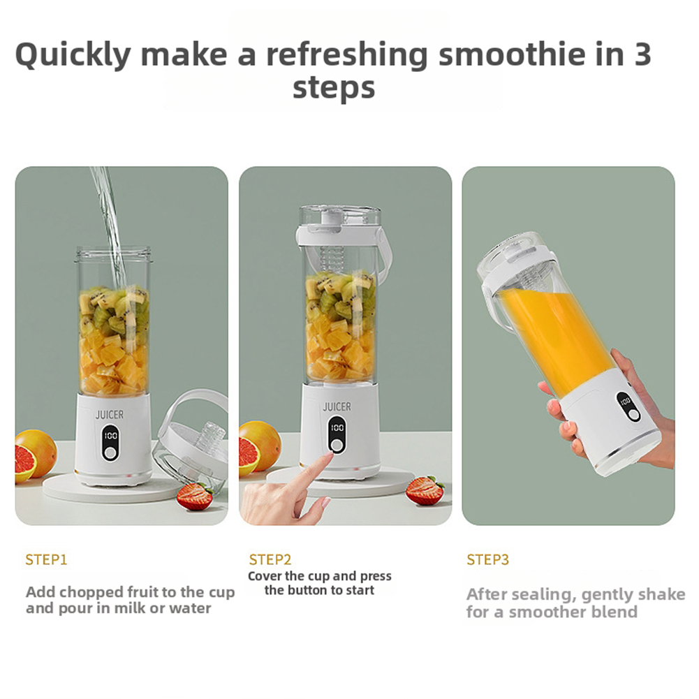 Draagbare blender 600ML elektr - Portable Blender Usb Rechargeable recensie en prijs