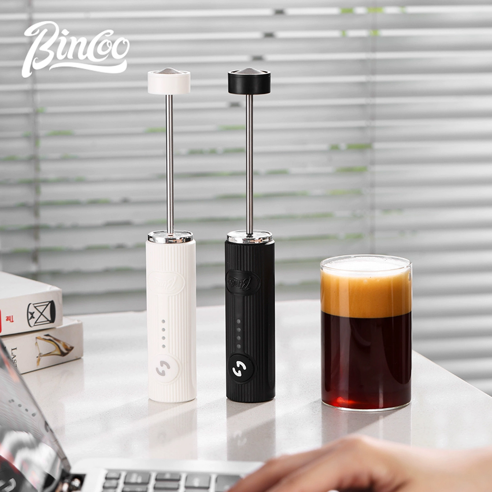 BINCOO Elektrische koffieopsch - Electric Milk Frother Handheld recensie en prijs