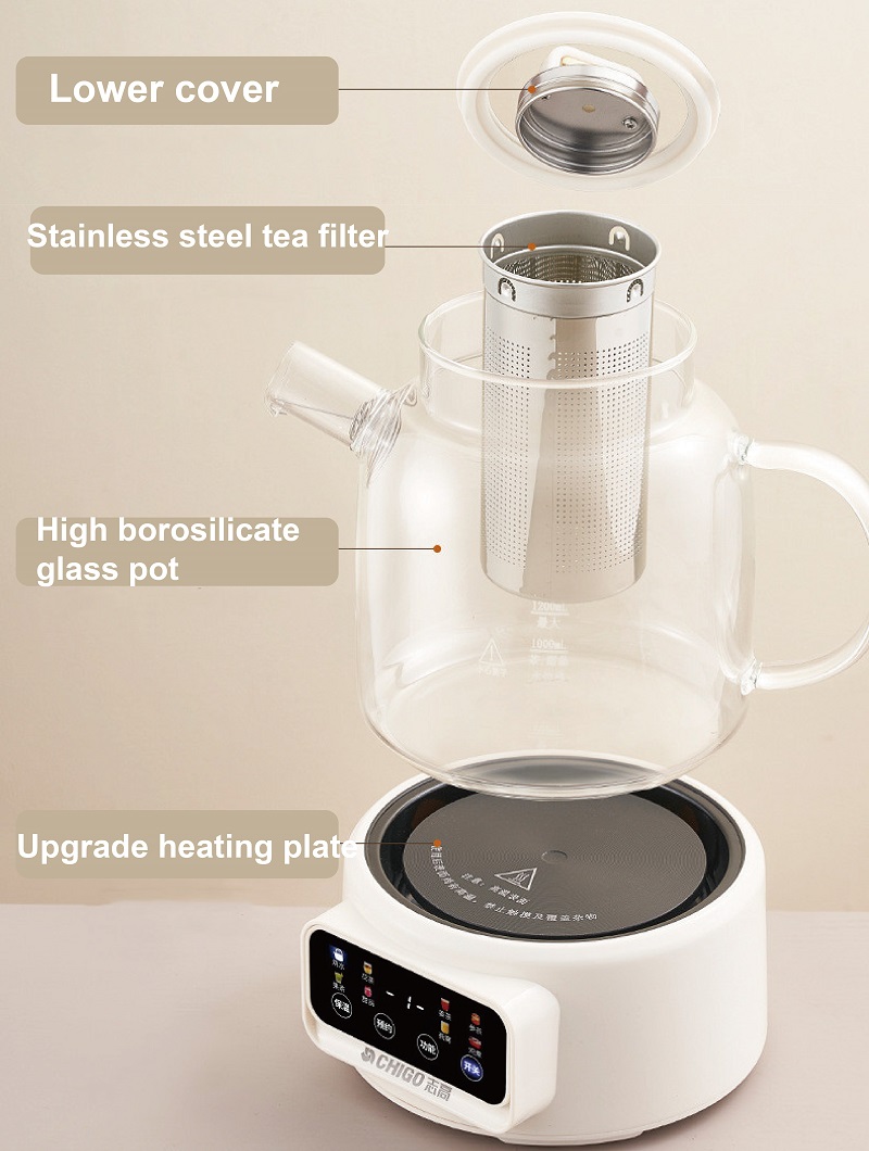 600W Multifunctionele Gezondhe - Electric Kettle Temperature Control recensie en prijs