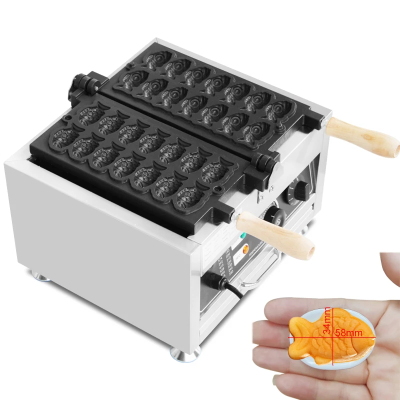 Mini Vis Vormige Wafels Ijzer  - Mini Waffle Maker Machine recensie en prijs