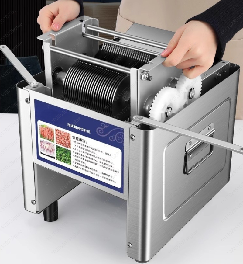 220V elektrische vleessnijmach - Automatic Meat Slicer Home recensie en prijs