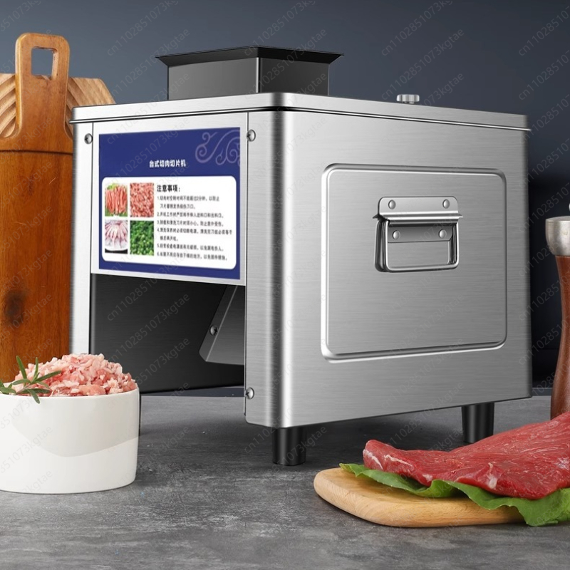 220V elektrische vleessnijmach - Automatic Meat Slicer Home recensie en prijs
