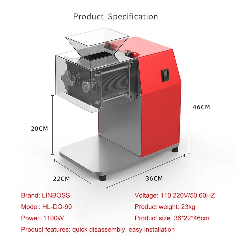 Elektrische snijmachine voor v - Automatic Meat Slicer Home recensie en prijs
